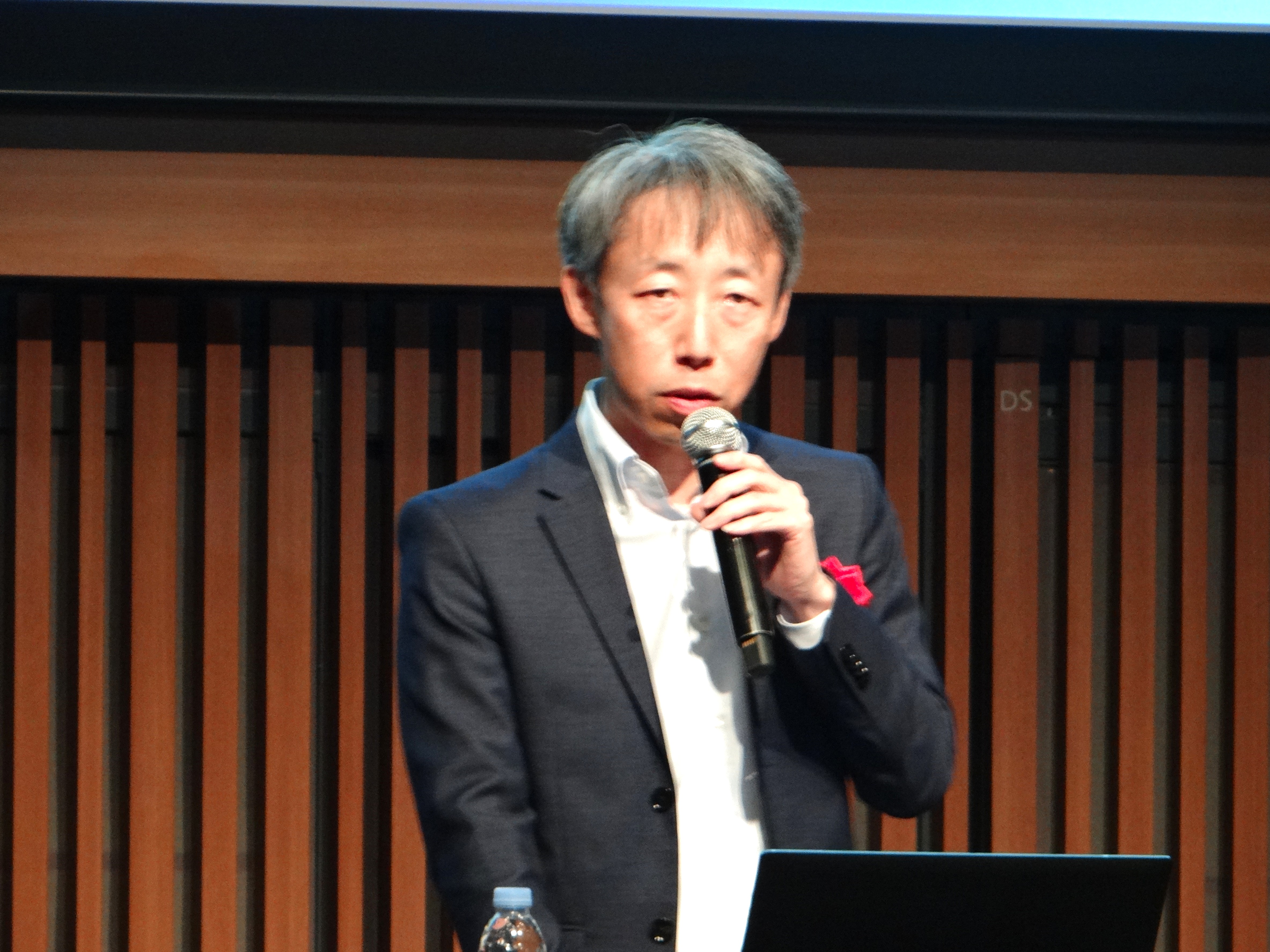 株式会社北陸銀行 辻岳史氏 講演の様子